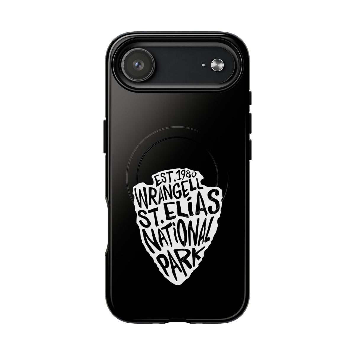 Wrangell St Elias National Park iPhone Case with MagSafe - Arrowhead Design