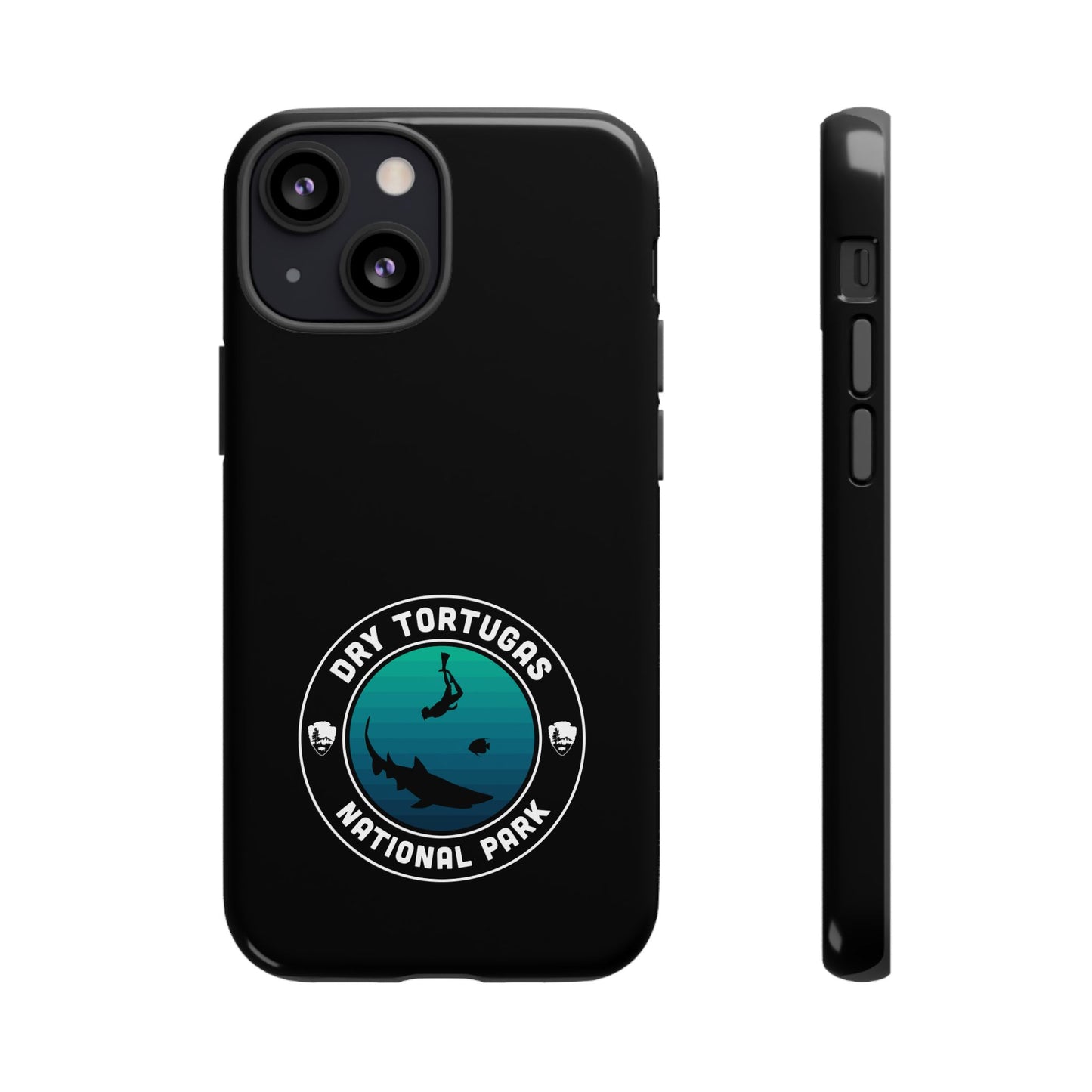 Dry Tortugas National Park Phone Case - Round Emblem Design