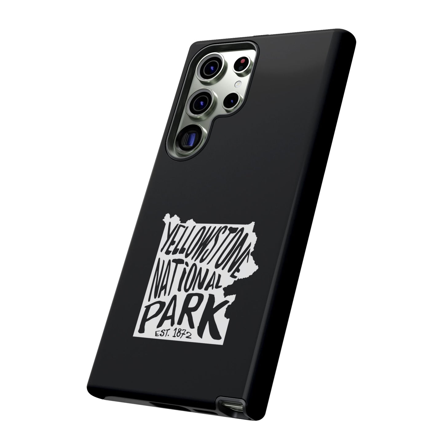 Yellowstone National Park Phone Case - Map Design