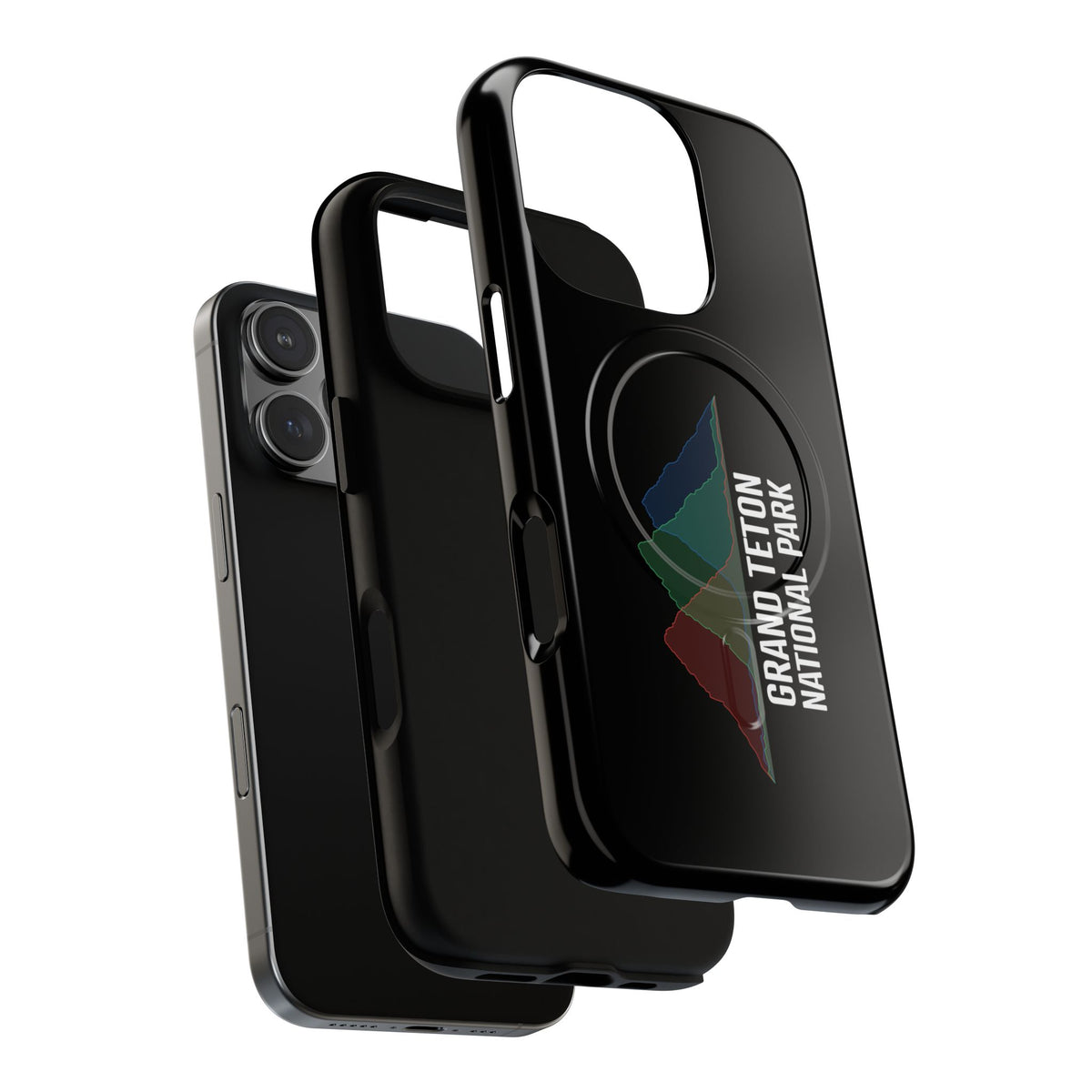 Grand Teton National Park iPhone Case with MagSafe - Histogram Design