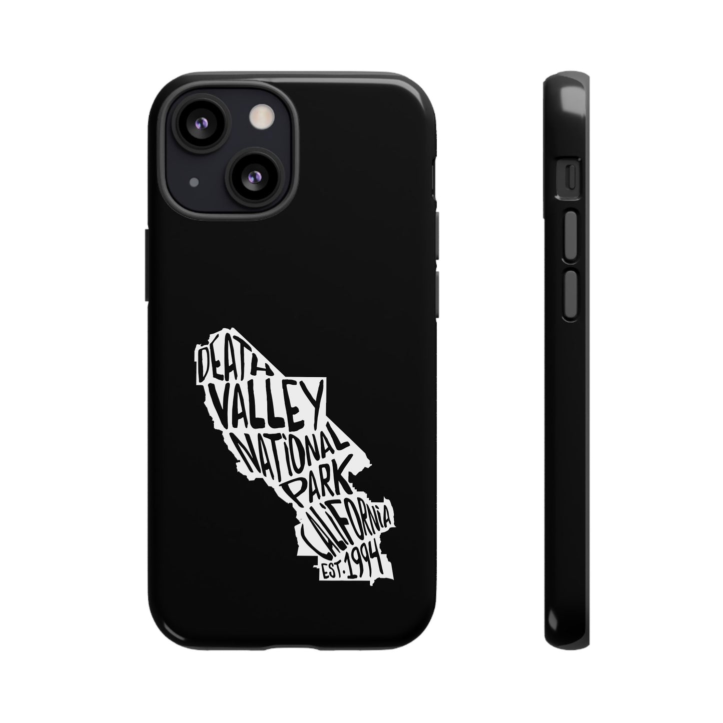 Death Valley National Park Phone Case - Map Design