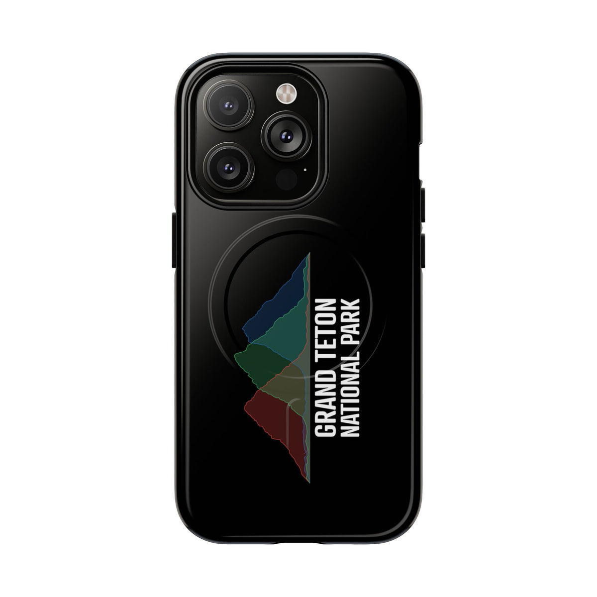 Grand Teton National Park iPhone Case with MagSafe - Histogram Design