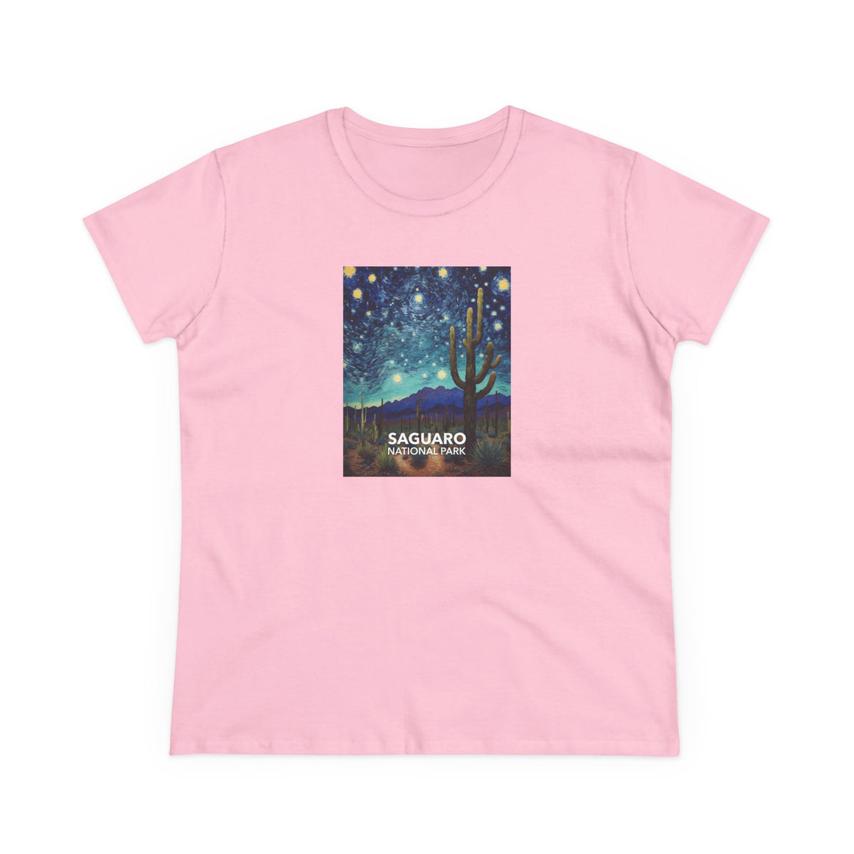 Saguaro National Park Women's T-Shirt - Starry Night