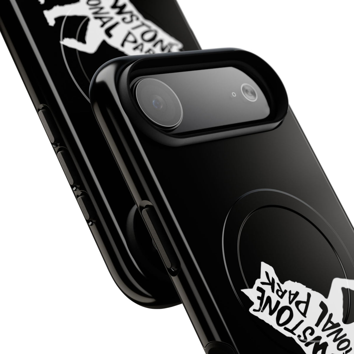 Yellowstone National Park iPhone Case with MagSafe - Wolf Design