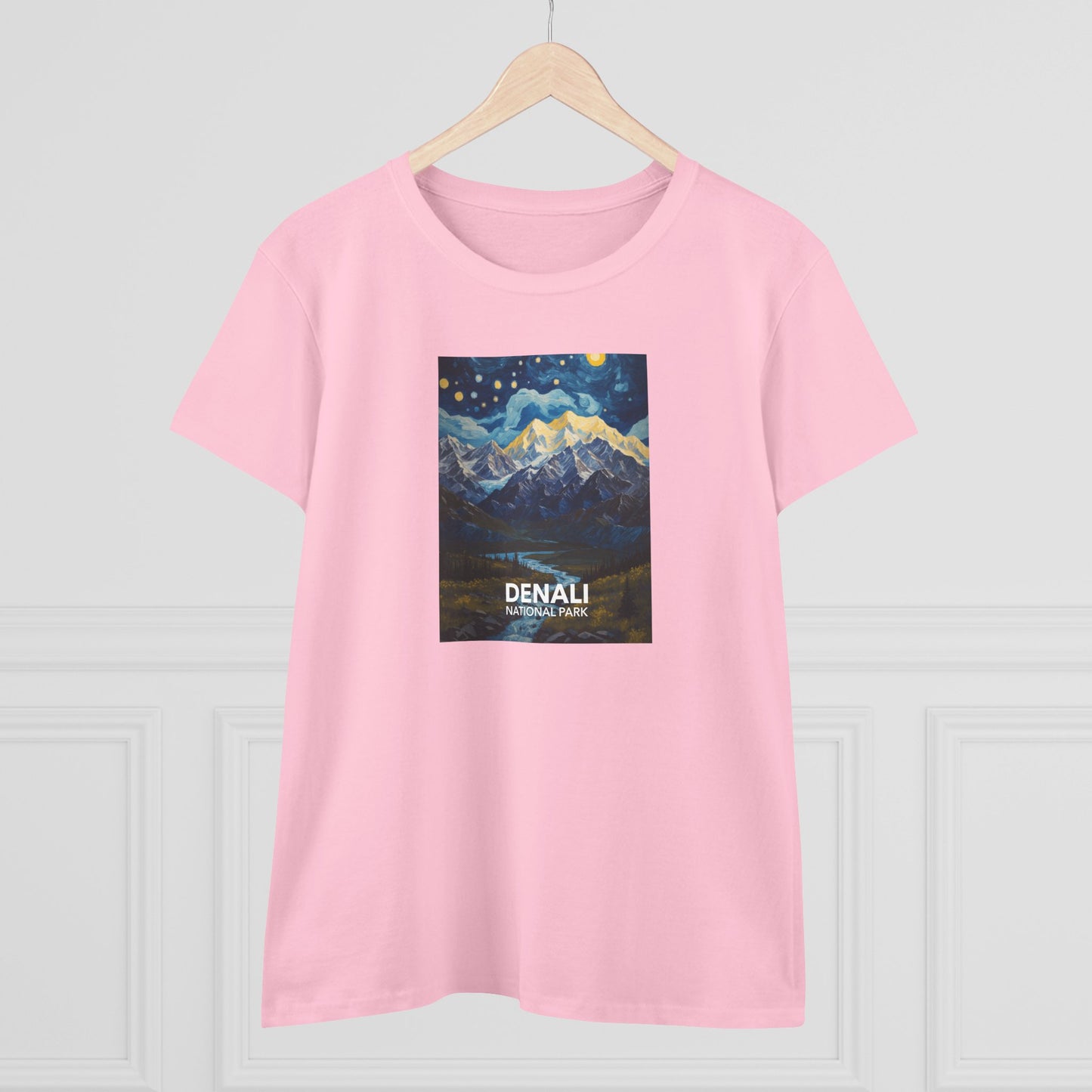 Denali National Park Women's T-Shirt - Starry Night