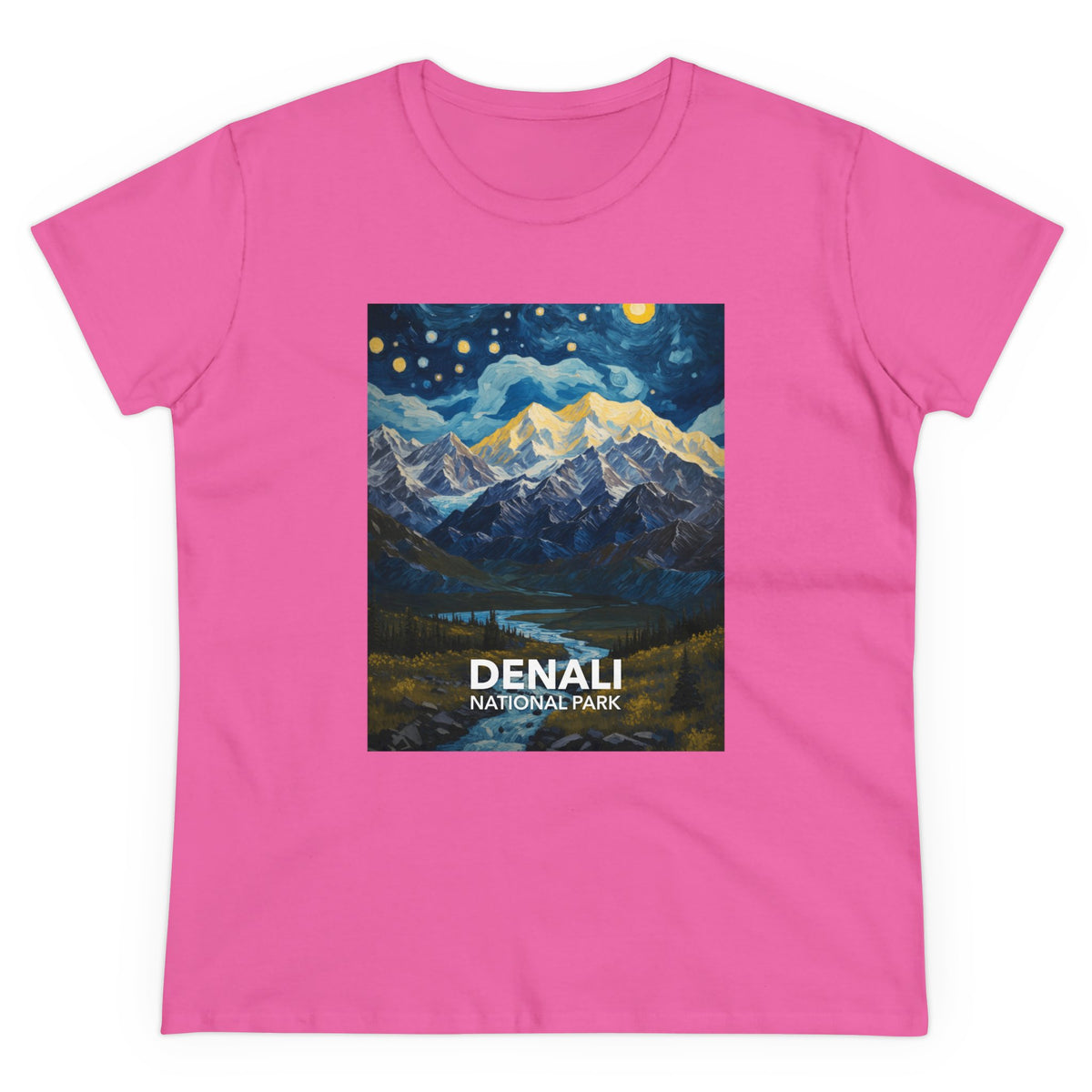 Women's Midweight Cotton t-shirt print