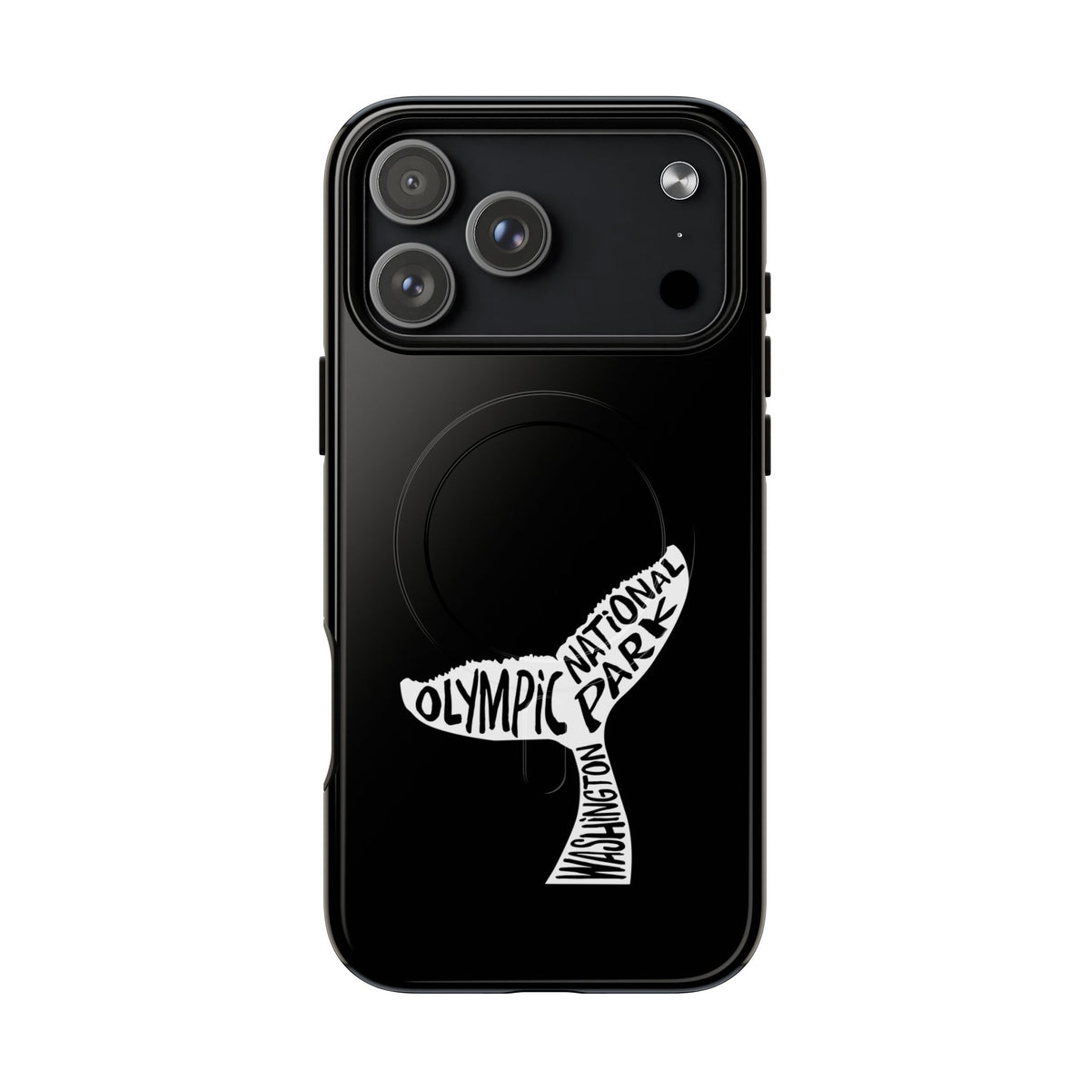 Olympic National Park iPhone Case with MagSafe - Humpback Whale Tail Design