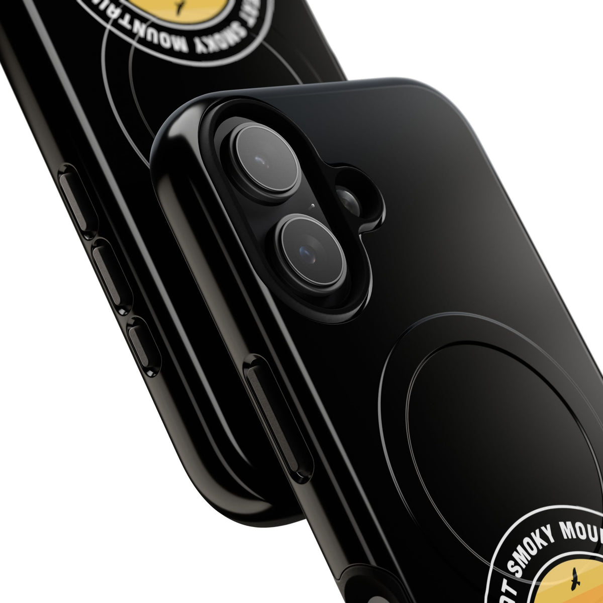Great Smoky Mountains National Park iPhone Case with MagSafe - Round Emblem Design