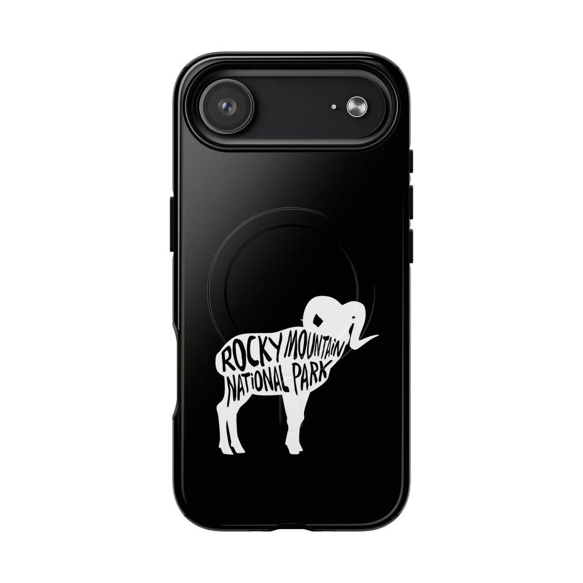 Rocky Mountain National Park iPhone Case with MagSafe - Bighorn Sheep Design