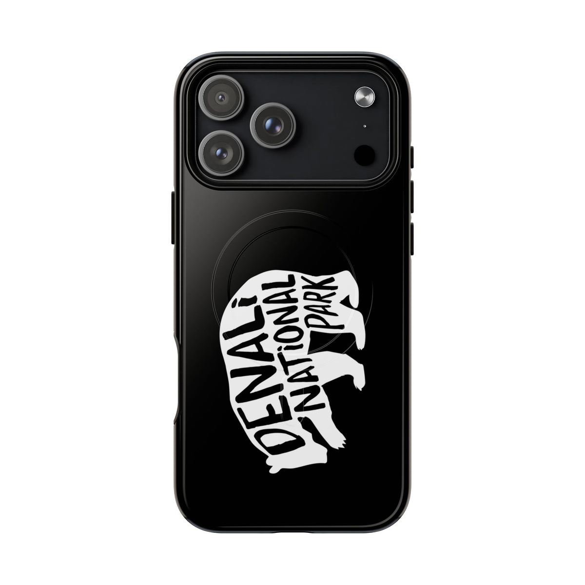 Denali National Park iPhone Case with MagSafe - Grizzly Bear Design