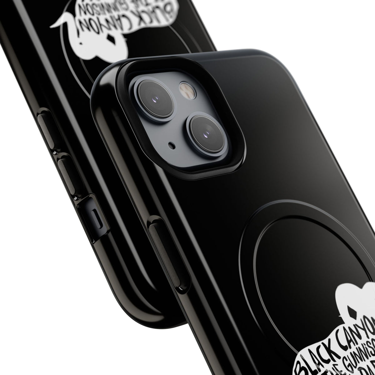 Black Canyon of the Gunnison National Park iPhone Case with MagSafe - Bighorn Sheep Design