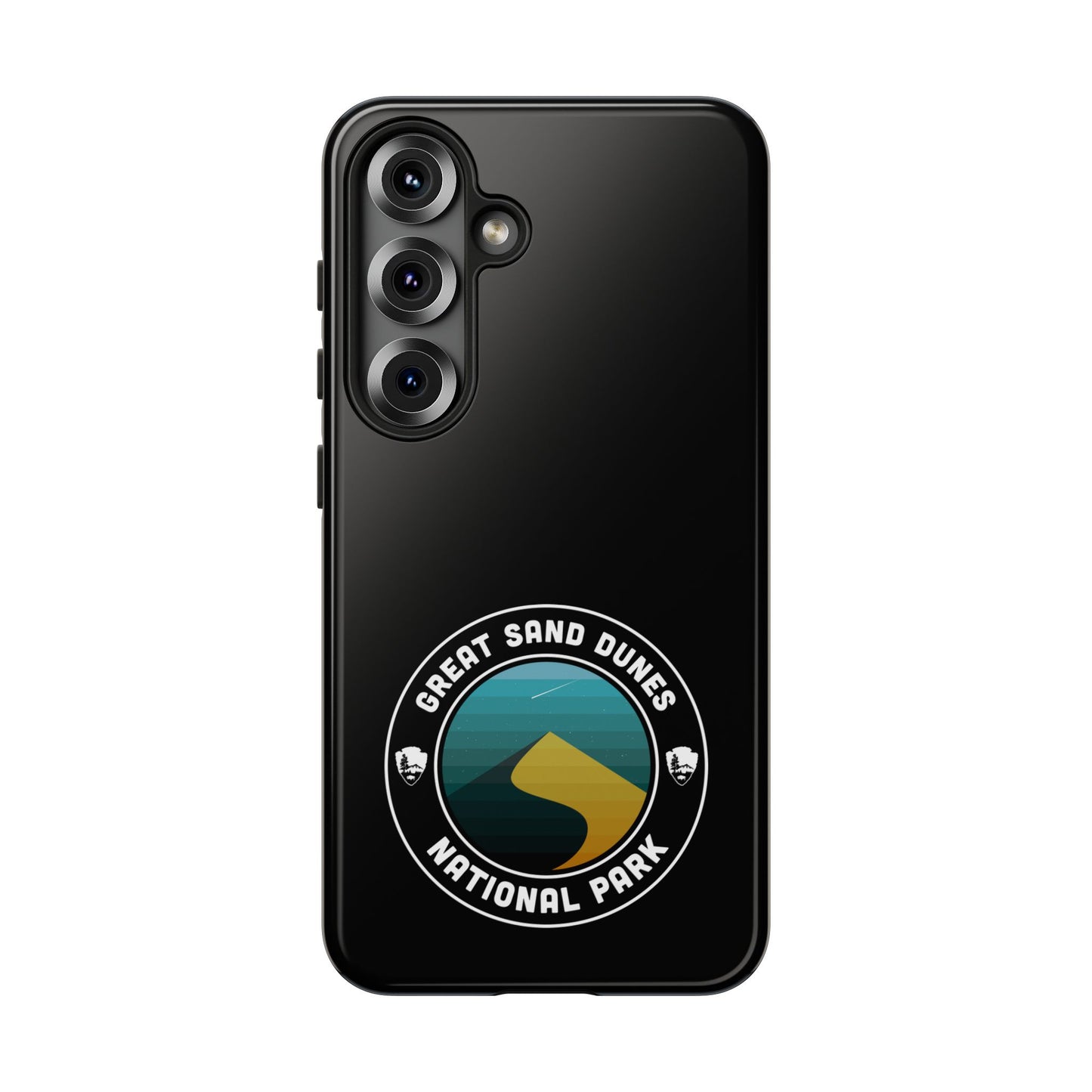 Great Sand Dunes National Park Phone Case - Round Emblem Design