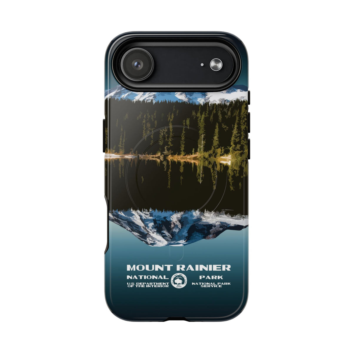 Mount Rainier National Park iPhone Case with MagSafe - WPA Design