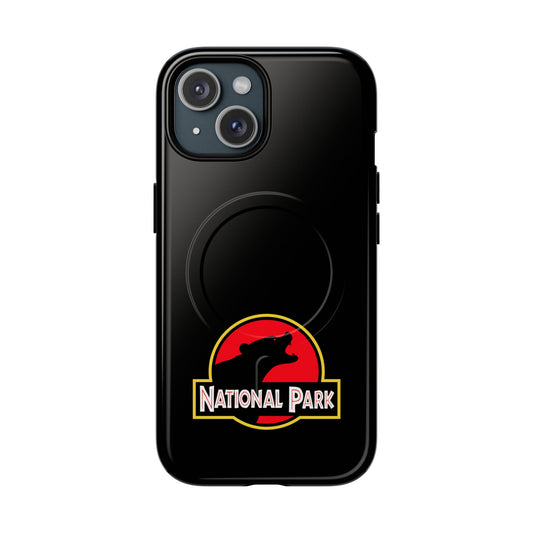 Bear National Park iPhone Case with MagSafe - Parody Logo