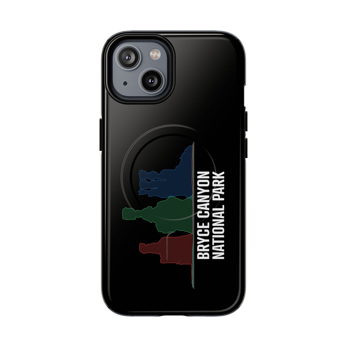 Bryce Canyon National Park iPhone Case with MagSafe - Histogram Design