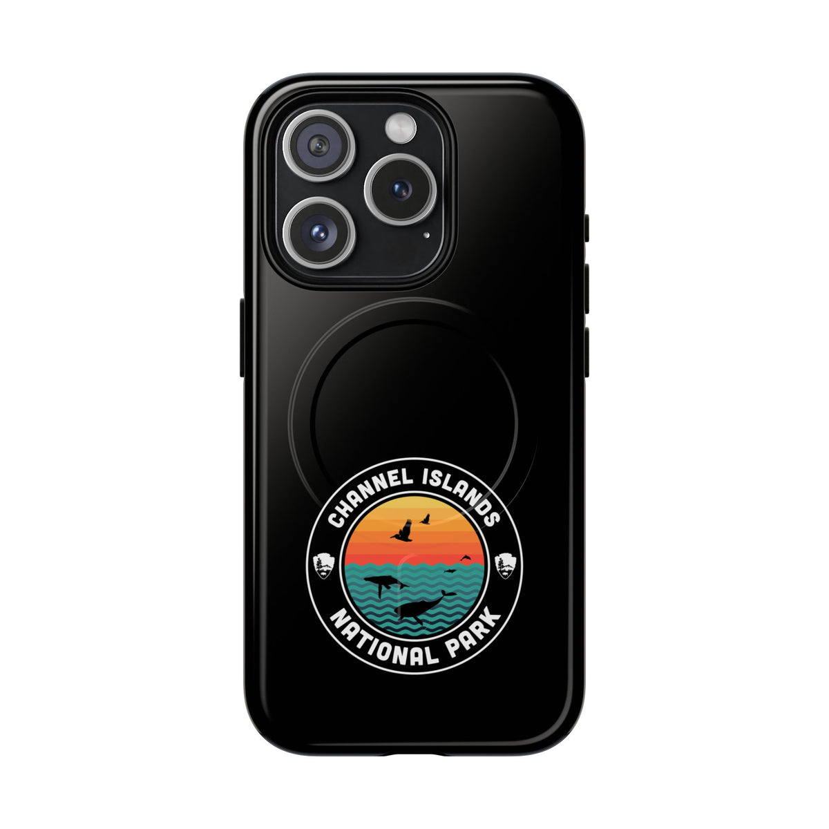Channel Islands National Park iPhone Case with MagSafe - Round Emblem Design