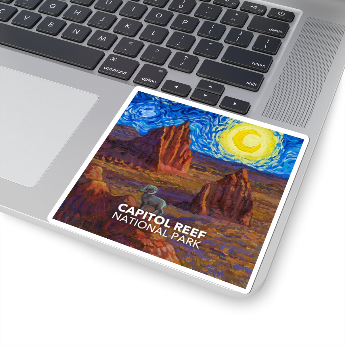 Capitol Reef National Park Sticker - The Starry Night