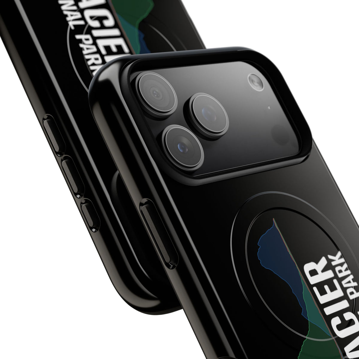 Glacier National Park iPhone Case with MagSafe - Histogram Design