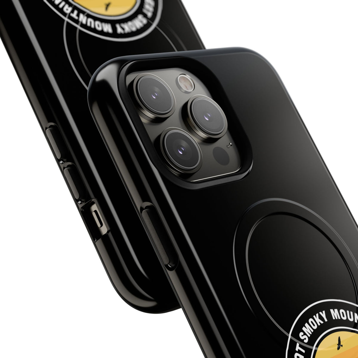Great Smoky Mountains National Park iPhone Case with MagSafe - Round Emblem Design