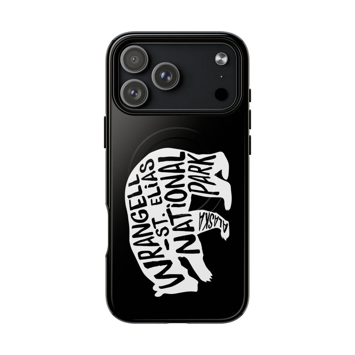 Wrangell - St. Elias National Park iPhone Case with MagSafe - Grizzly Bear Design