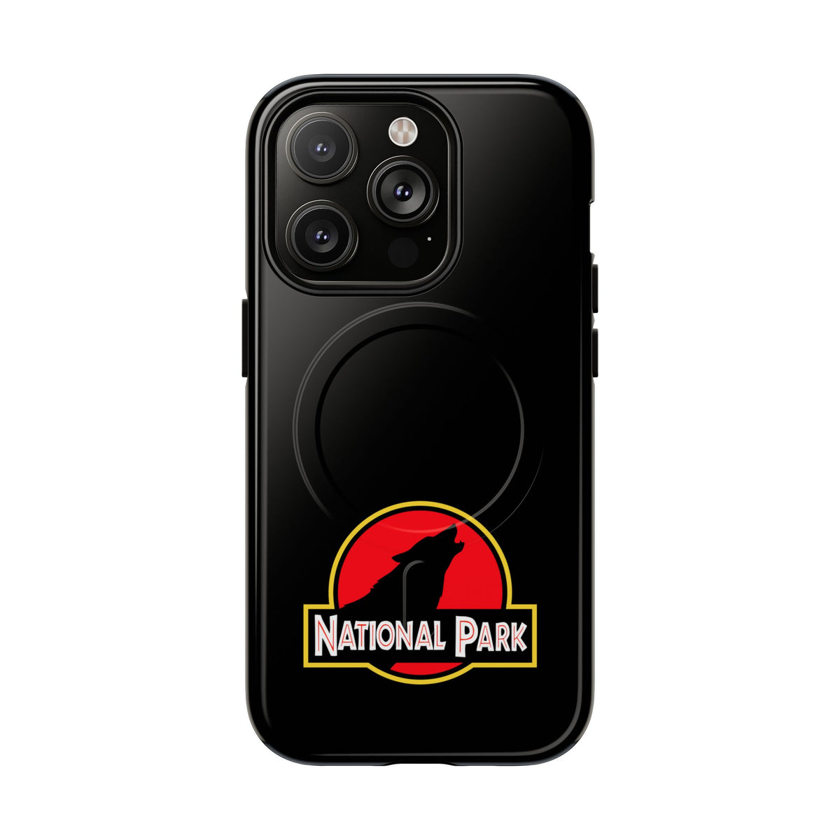 Wolf National Park iPhone Case with MagSafe - Parody Logo