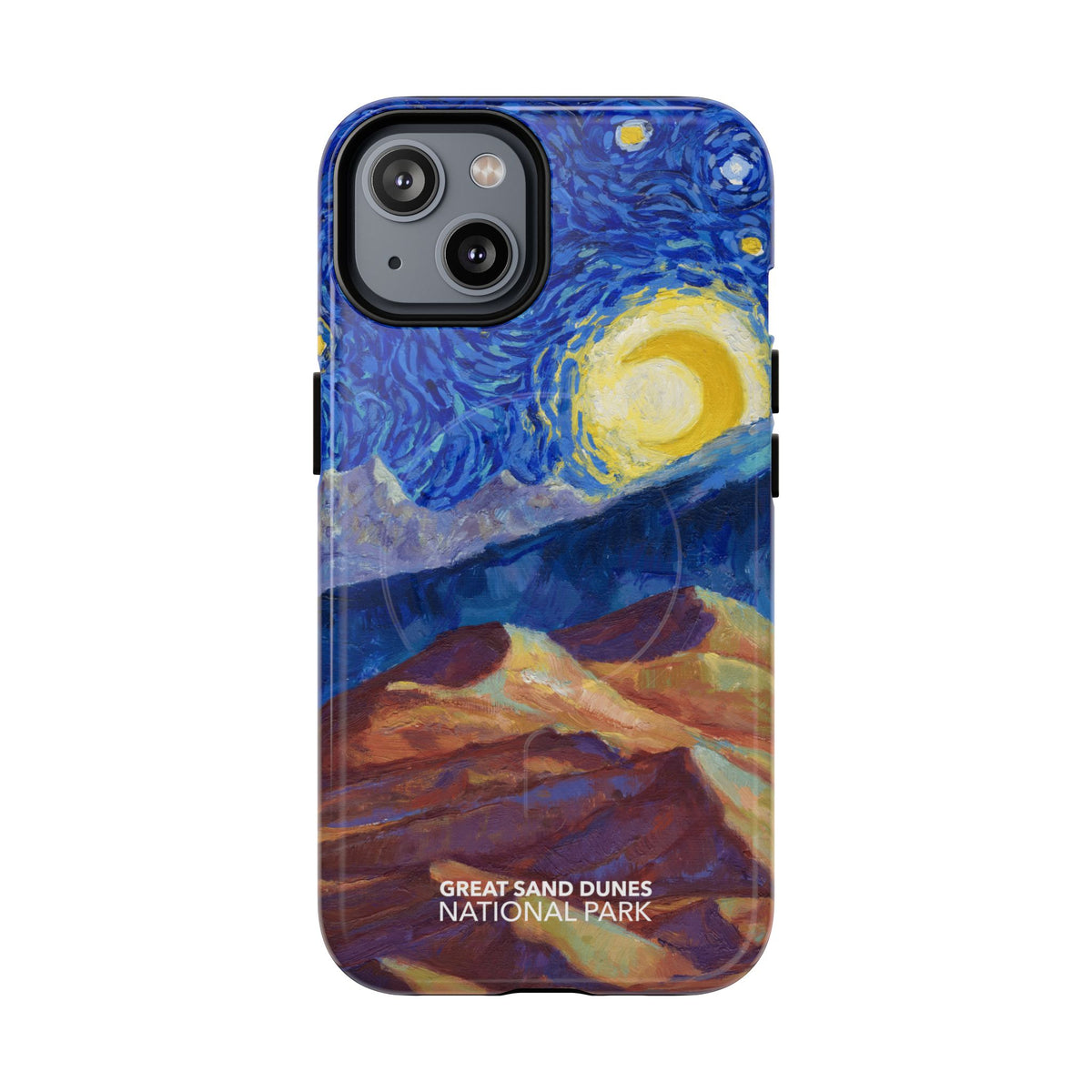 Great Sand Dunes National Park iPhone Case with MagSafe - Starry Night