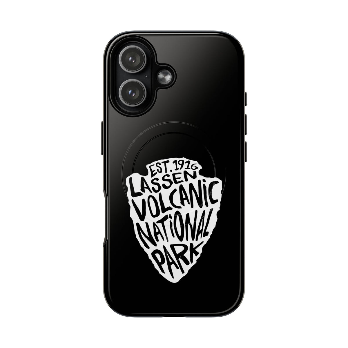Lassen Volcanic National Park iPhone Case with MagSafe - Arrowhead Design