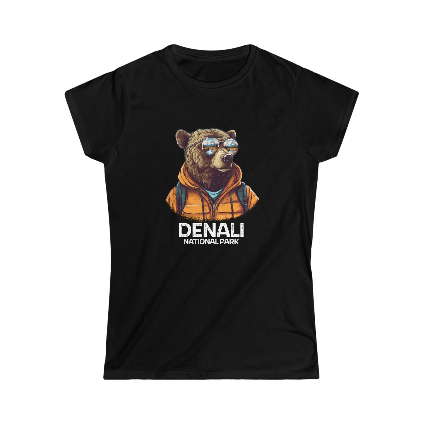 Denali National Park Women's T-Shirt - Cool Grizzly Bear