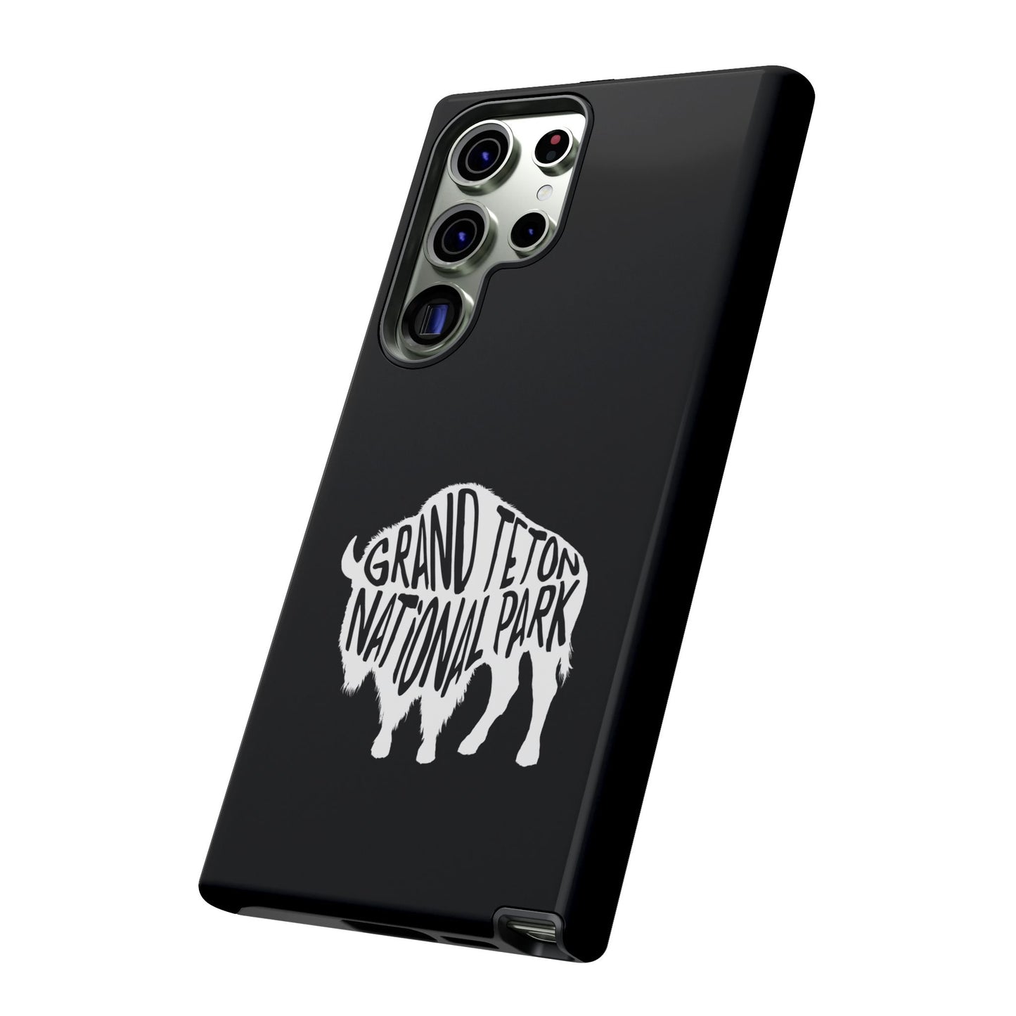 Grand Teton National Park Phone Case - Bison Design