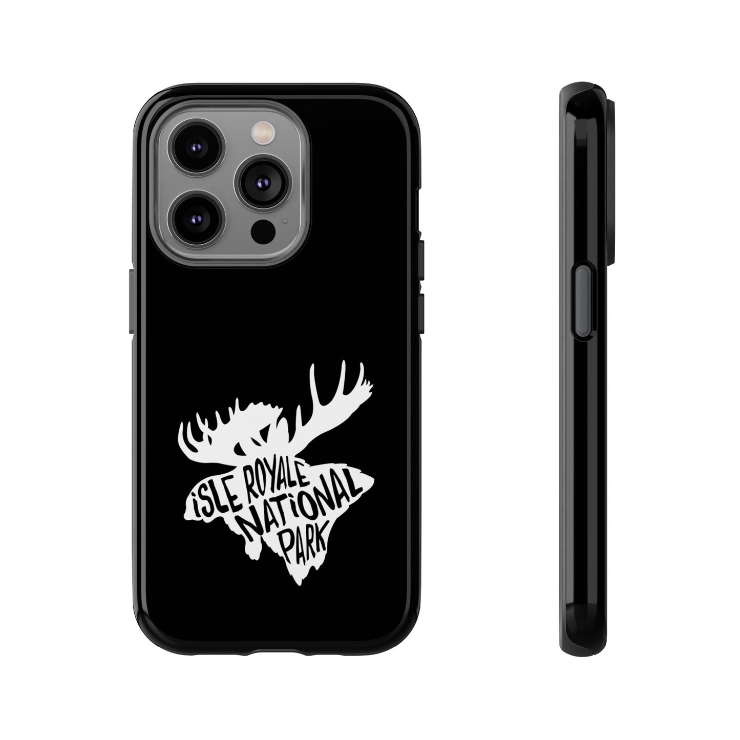 Isle Royale National Park Phone Case - Moose Design