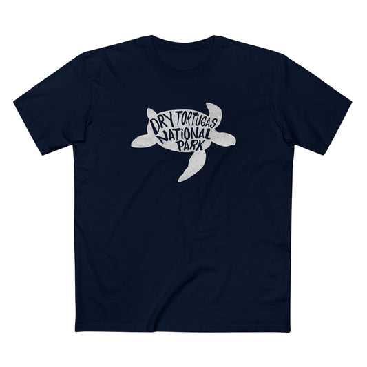 Dry Tortugas National Park T-Shirt - Turtle in Navy