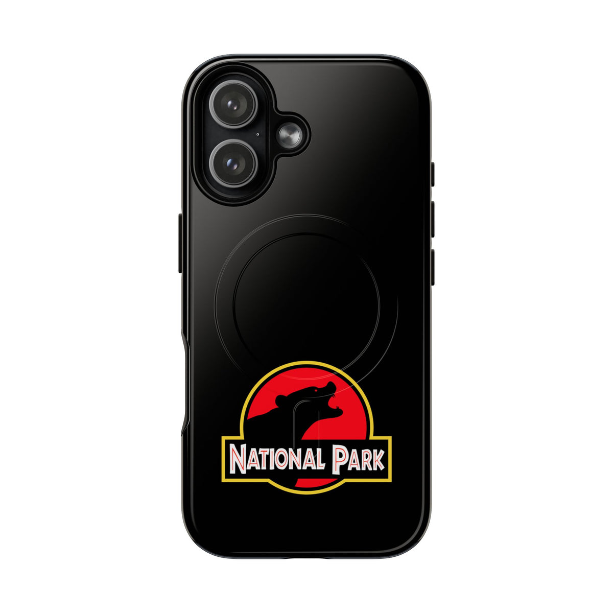 Bear National Park iPhone Case with MagSafe - Parody Logo