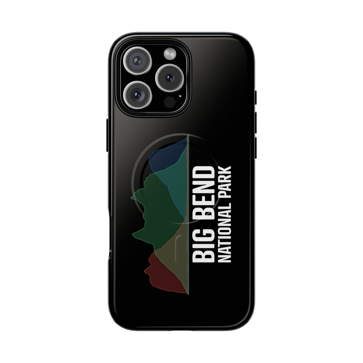 Big Bend National Park iPhone Case with MagSafe - Histogram Design