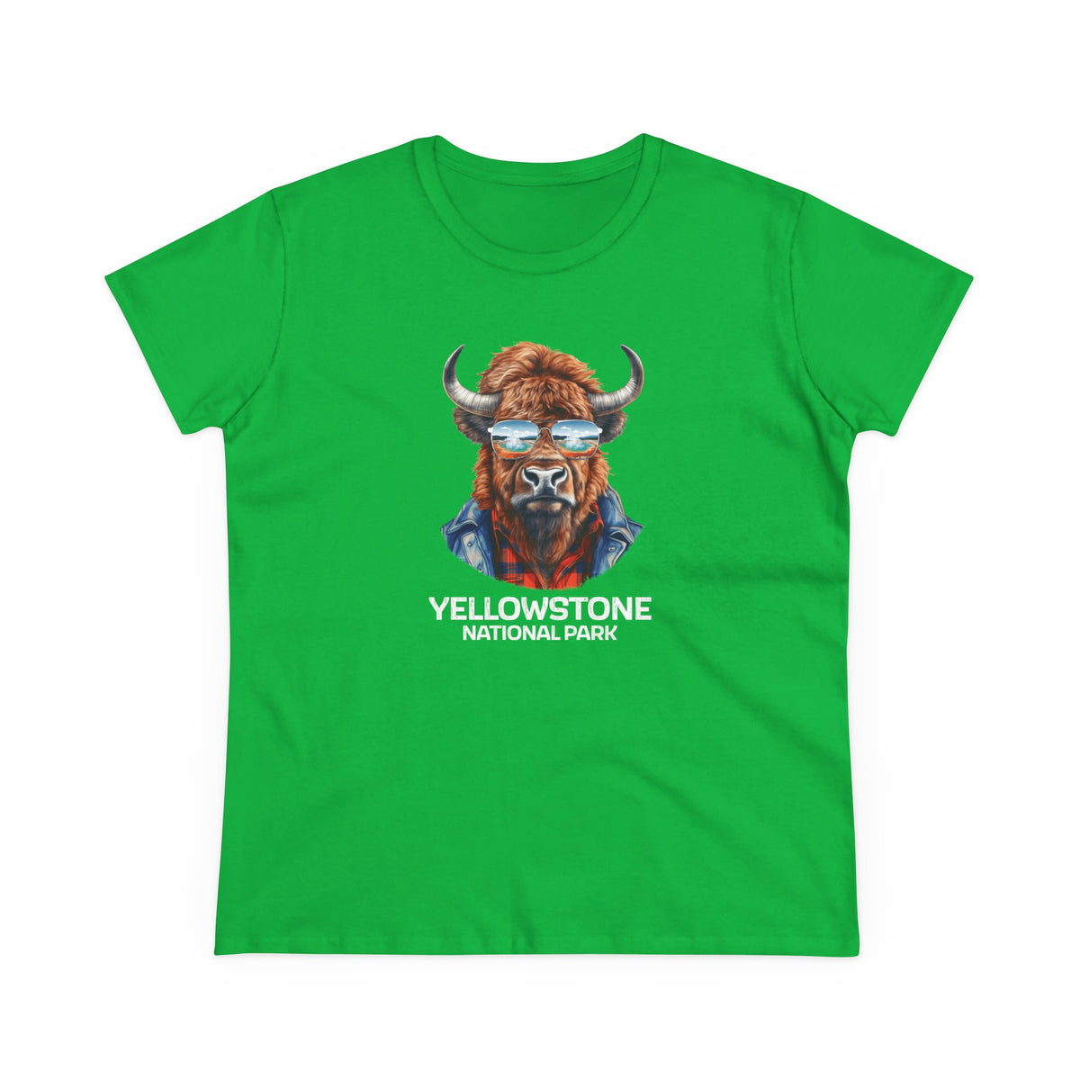 Yellowstone National Park Women's T-Shirt - Cool Bison