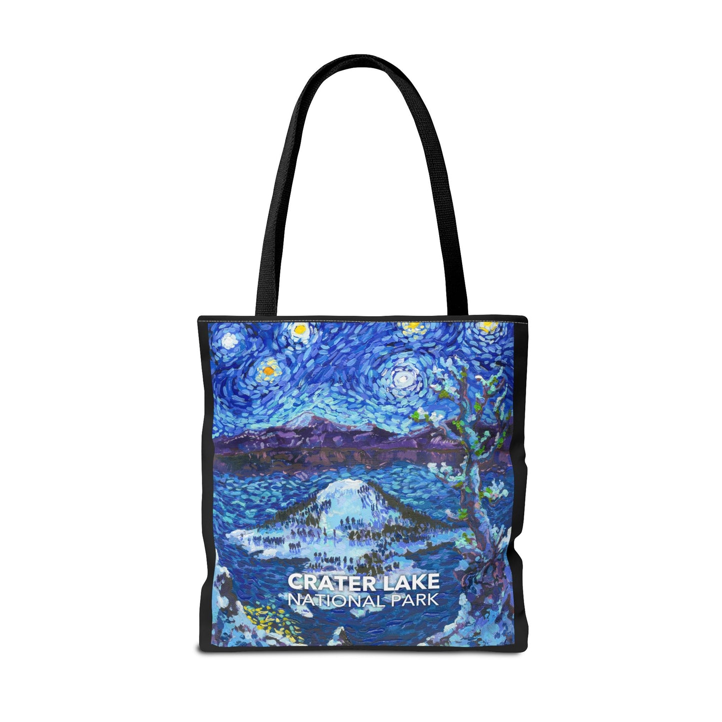 Crater Lake National Park Tote Bag - Starry Night Large