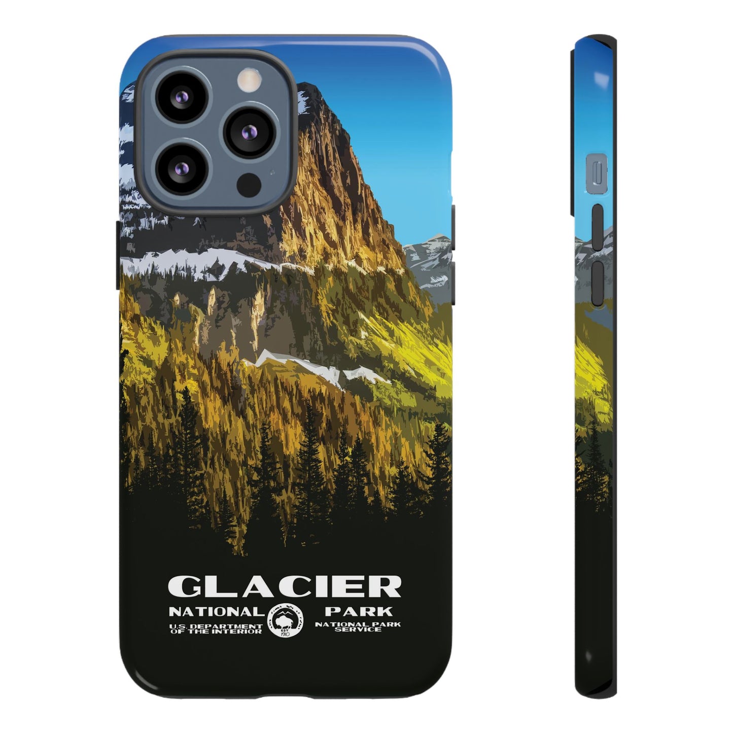 Glacier National Park Phone Case - WPA Style