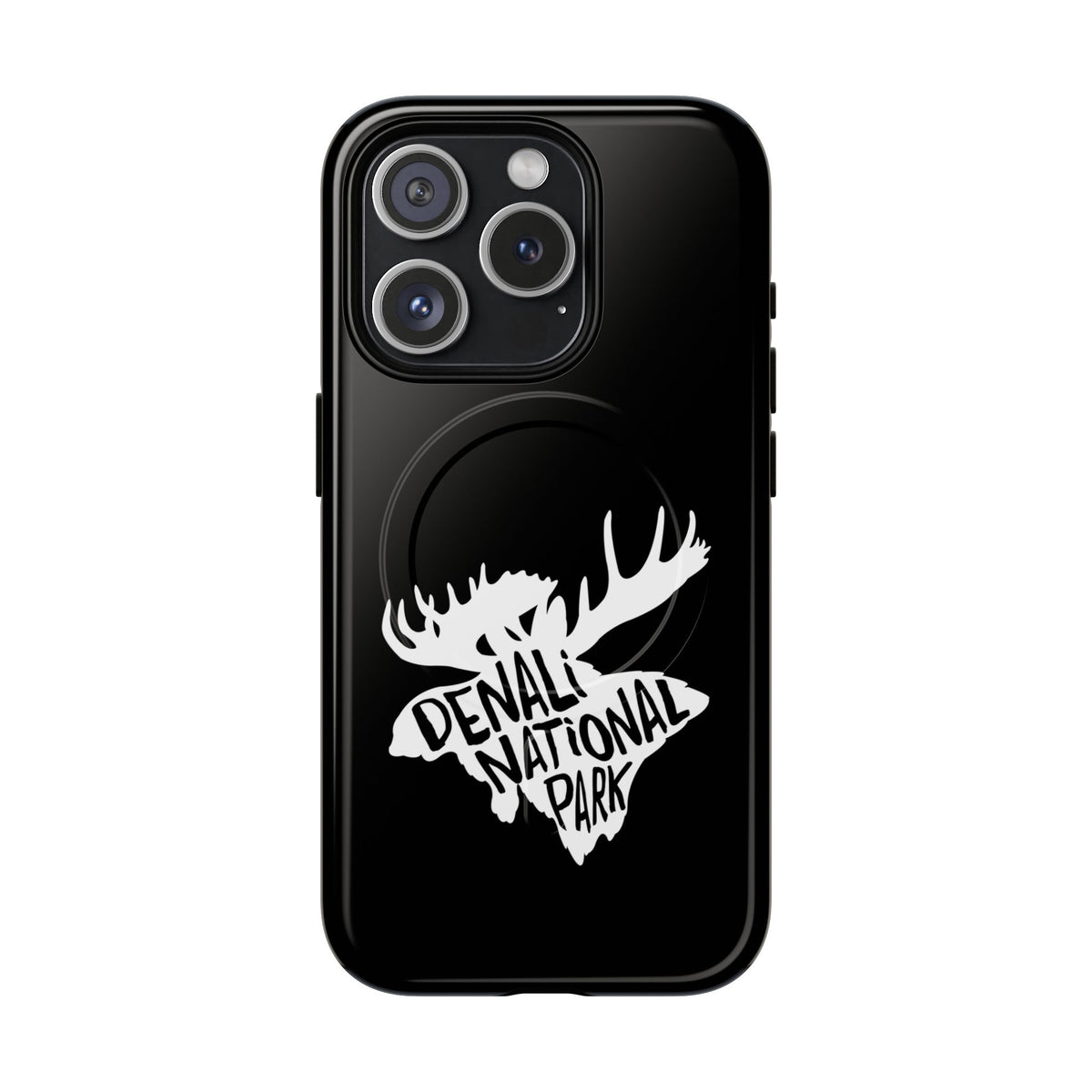 Denali National Park iPhone Case with MagSafe - Moose Design