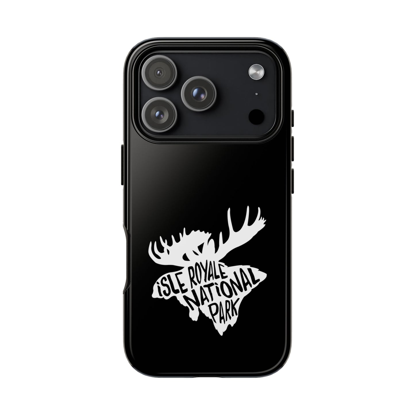 Isle Royale National Park Phone Case - Moose Design