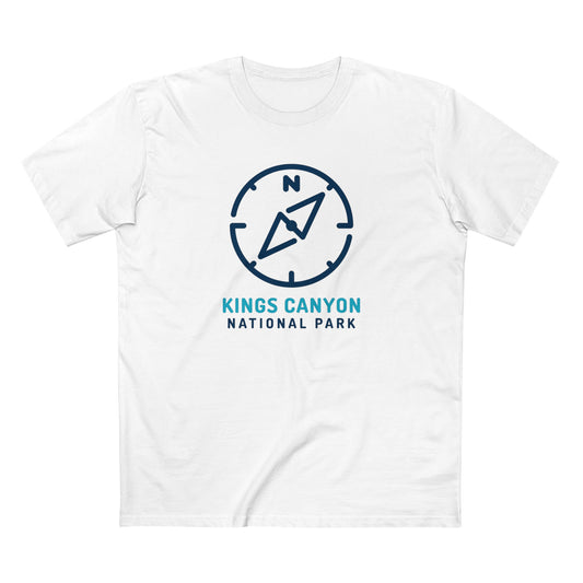 Kings Canyon National Park T-Shirt Compass Design
