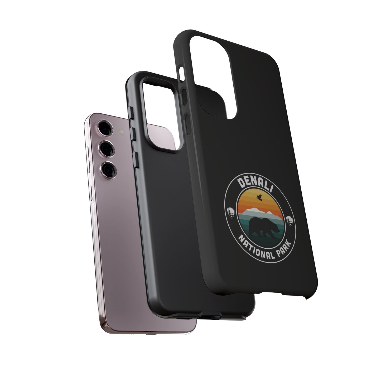 Denali National Park Phone Case - Round Emblem Design