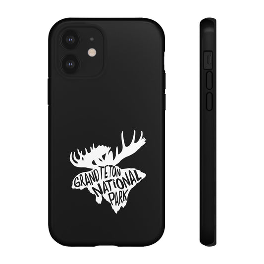 Grand Teton National Park Phone Case - Moose Design