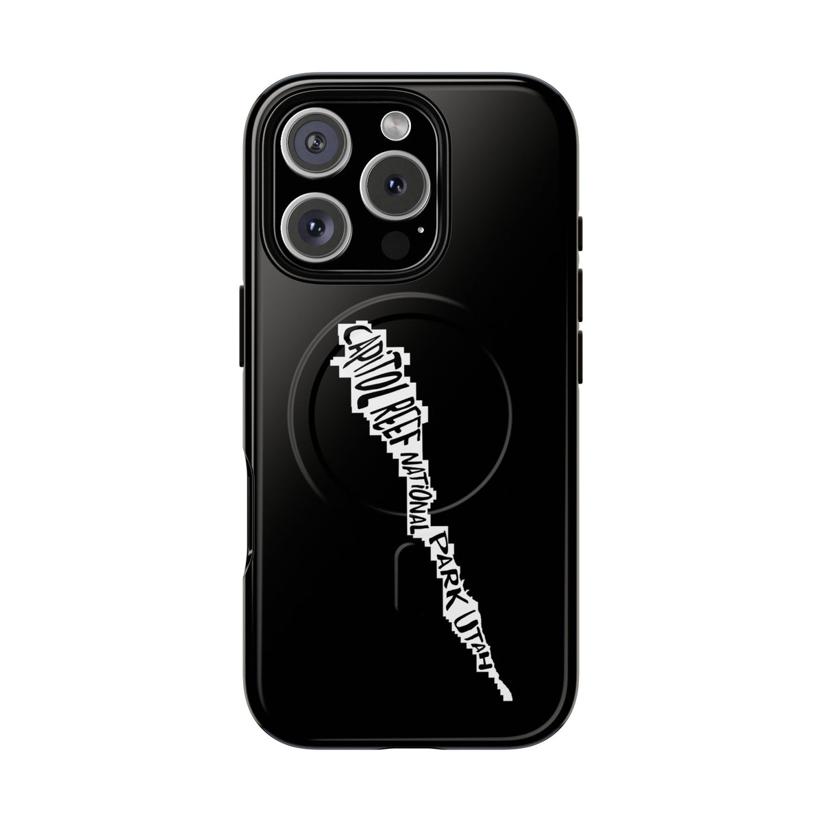 Capitol Reef National Park iPhone Case with MagSafe - Map Design