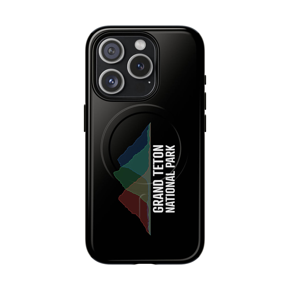 Grand Teton National Park iPhone Case with MagSafe - Histogram Design