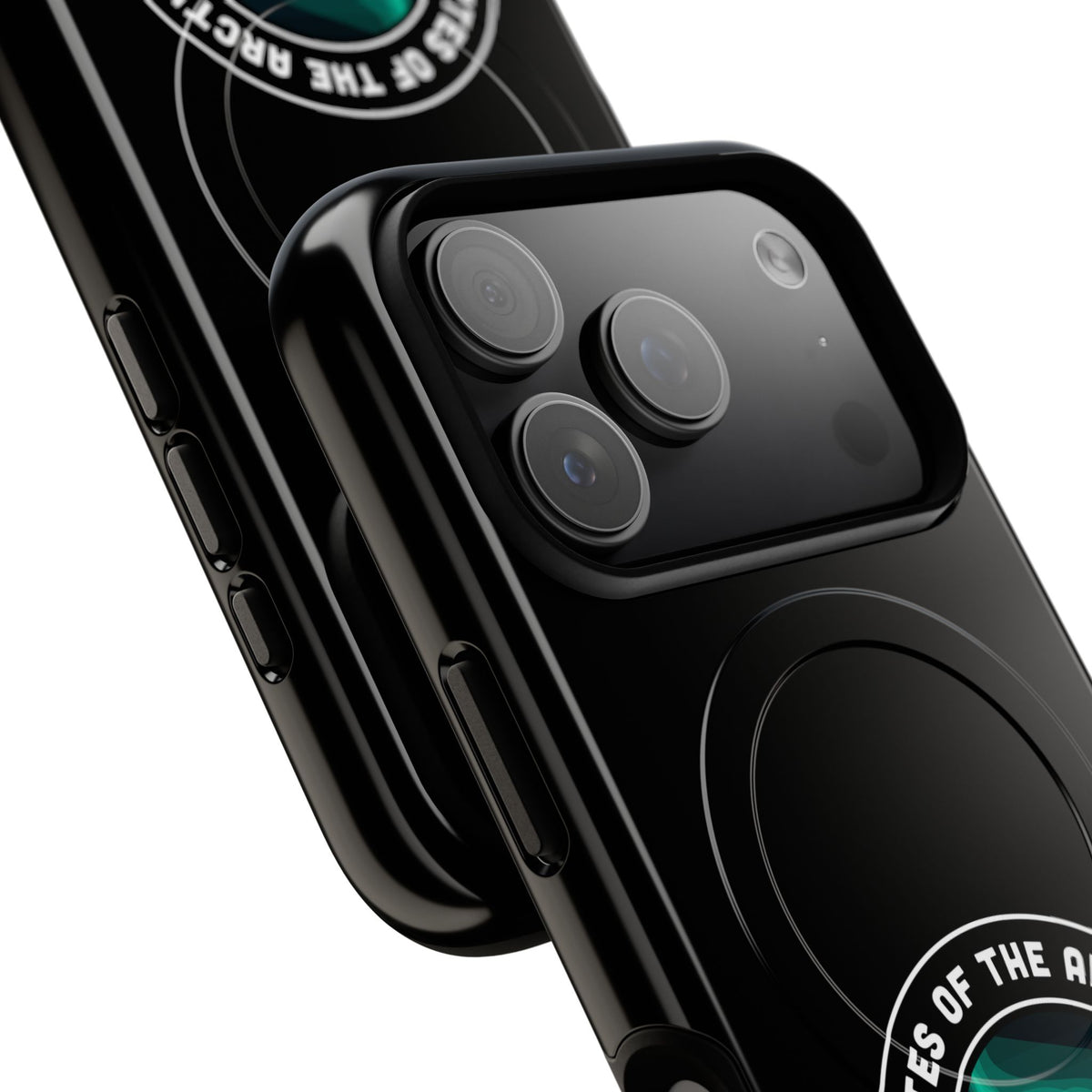Gates of the Arctic National Park iPhone Case with MagSafe - Round Emblem Design