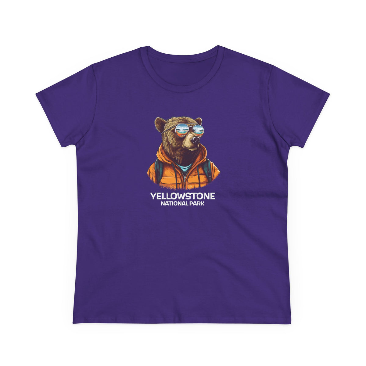 Yellowstone National Park Women's T-Shirt - Cool Grizzly Bear