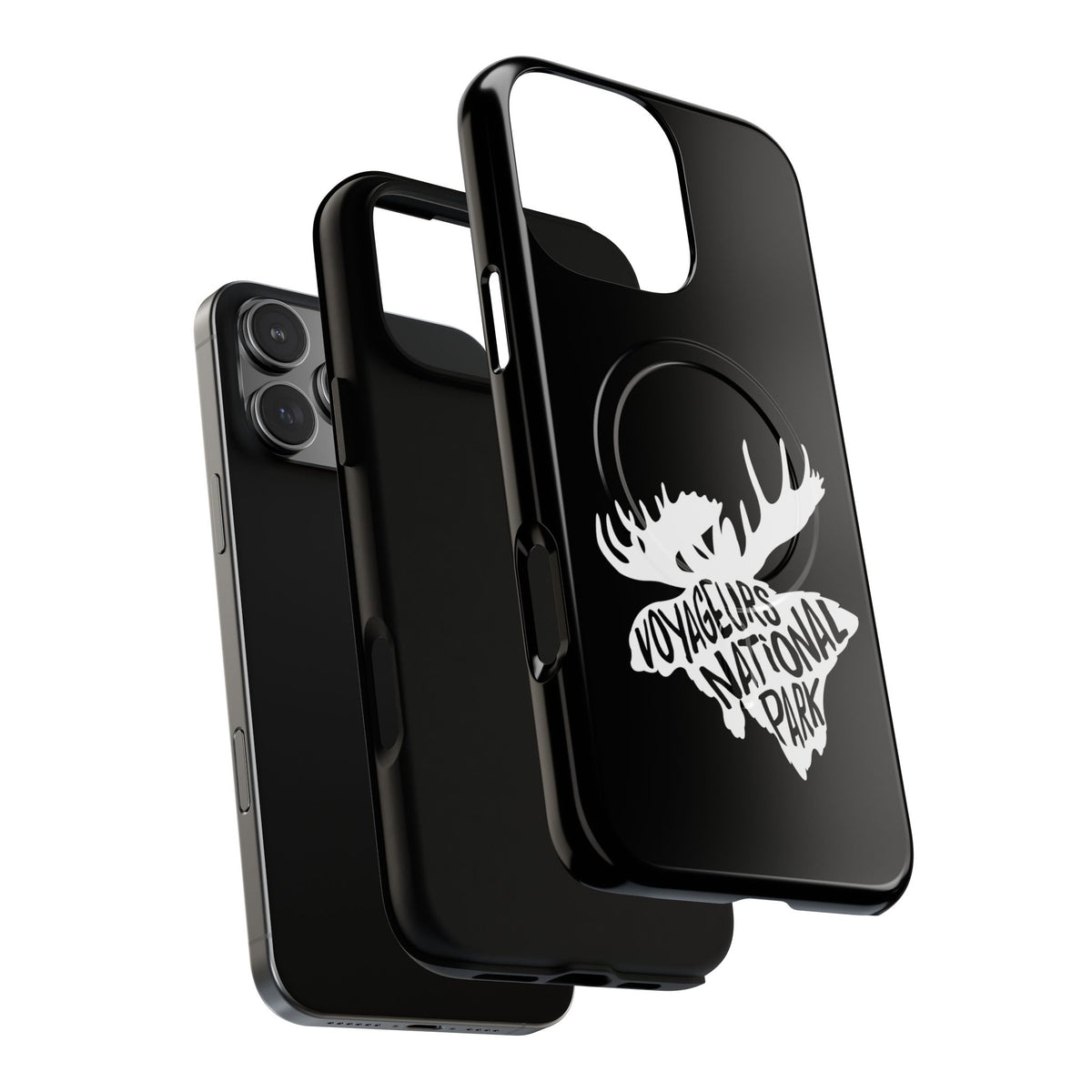 Voyageurs National Park iPhone Case with MagSafe - Moose Design