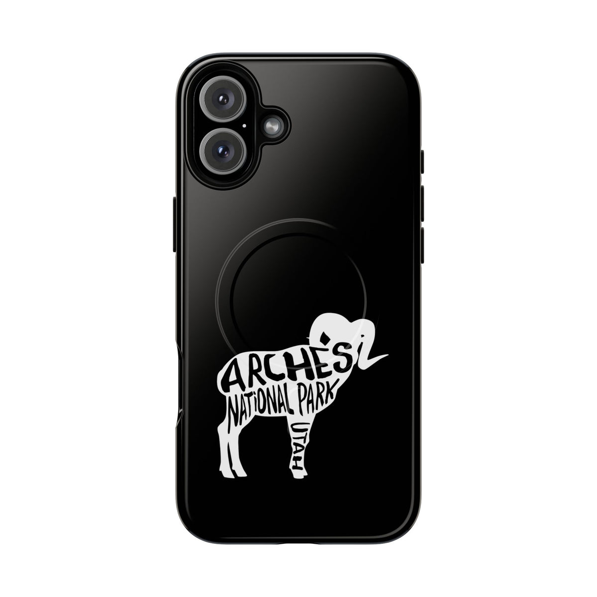Arches National Park iPhone Case with MagSafe - Bighorn Sheep Design