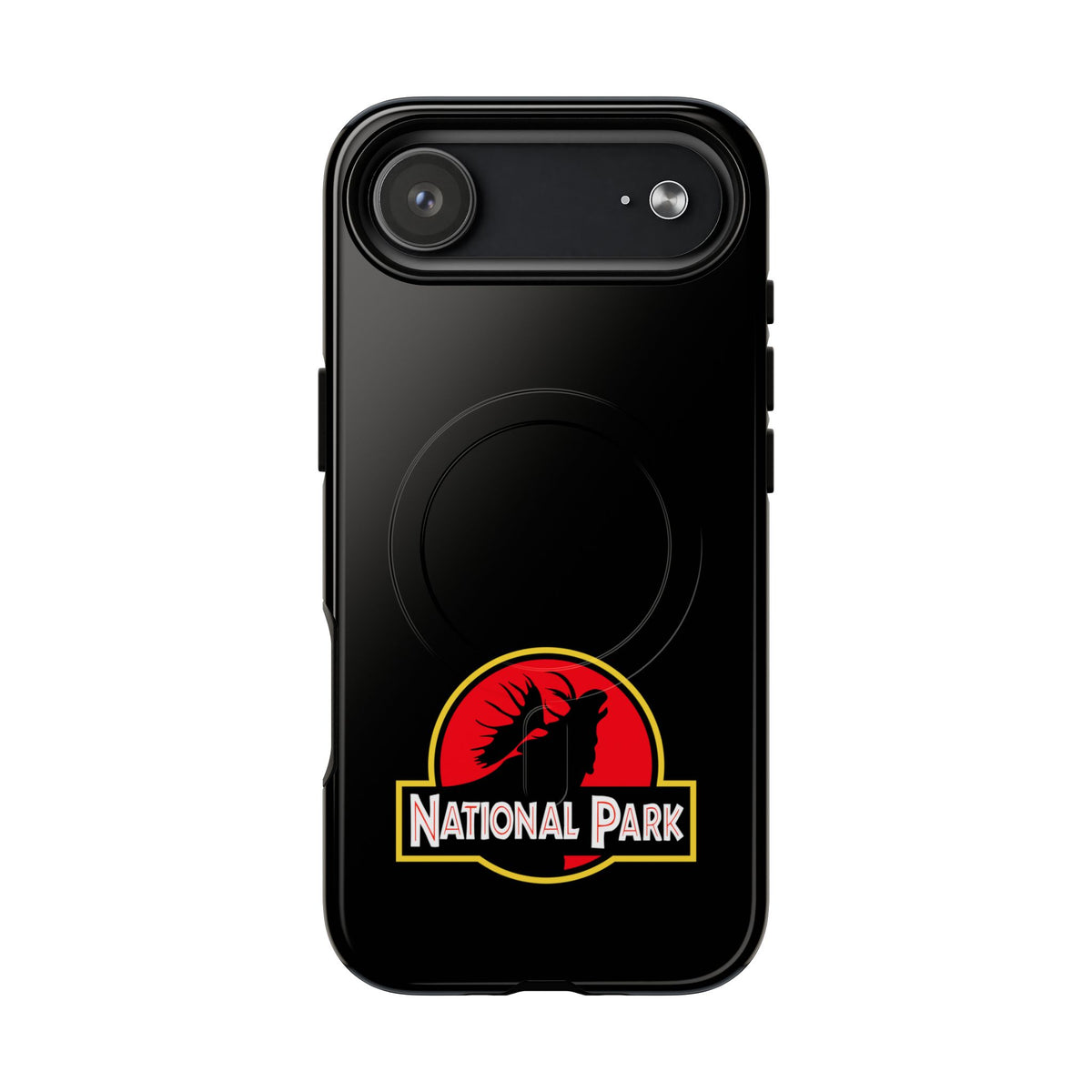 Moose National Park iPhone Case with MagSafe - Parody Logo