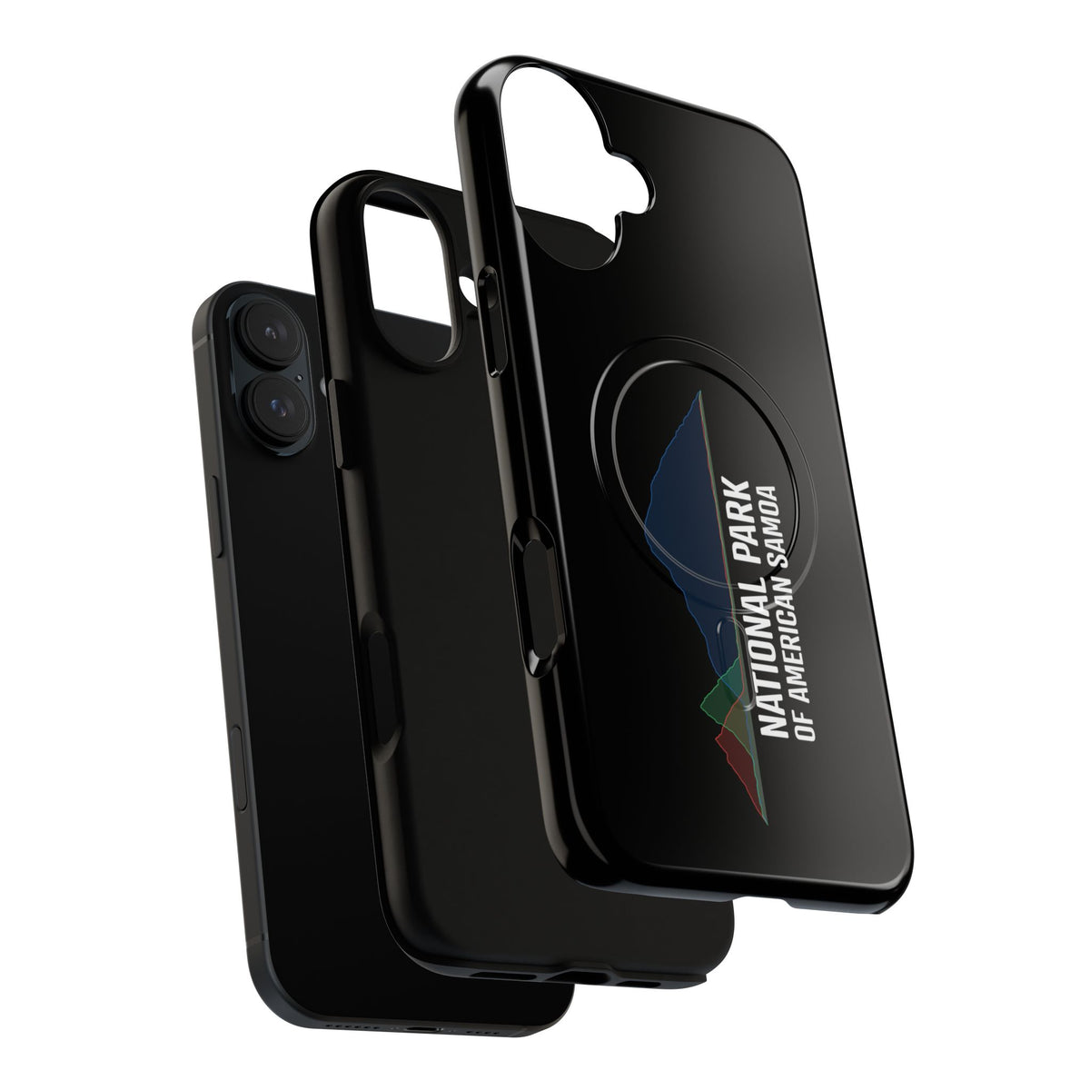 National Park of American Samoa iPhone Case with MagSafe - Histogram Design