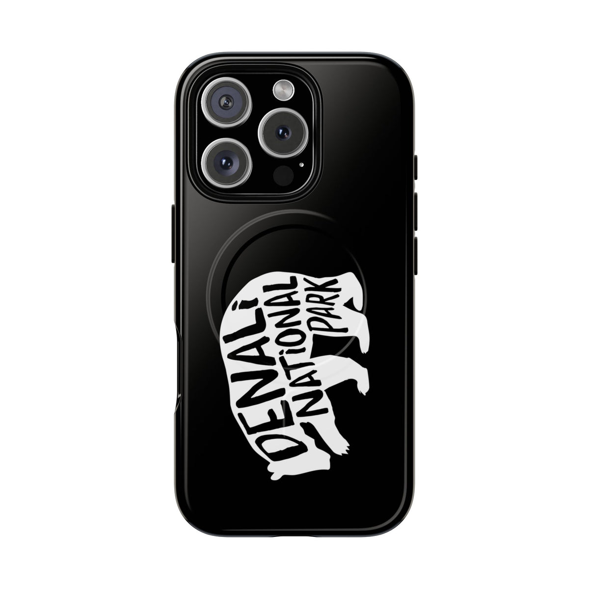Denali National Park iPhone Case with MagSafe - Grizzly Bear Design